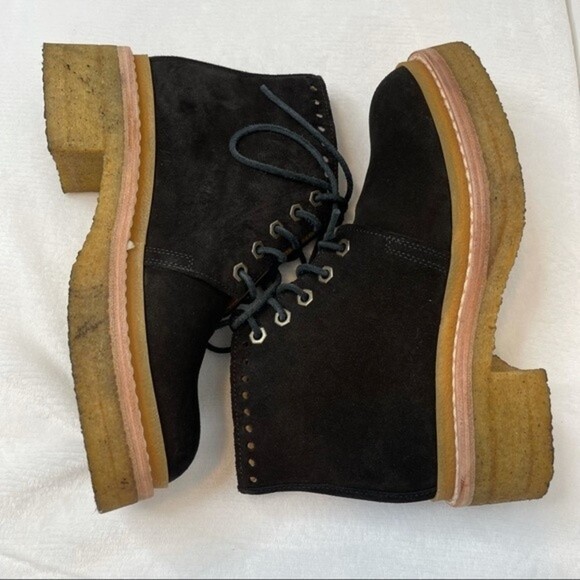 Maison Margiela Gum Platform Suede Ankle Boots - Picture 10 of 14
